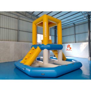 Water Park Inflatable Lifeguard Tower-  5mLx5mWx4.5mH