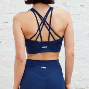 Strap Bra Navy Blue