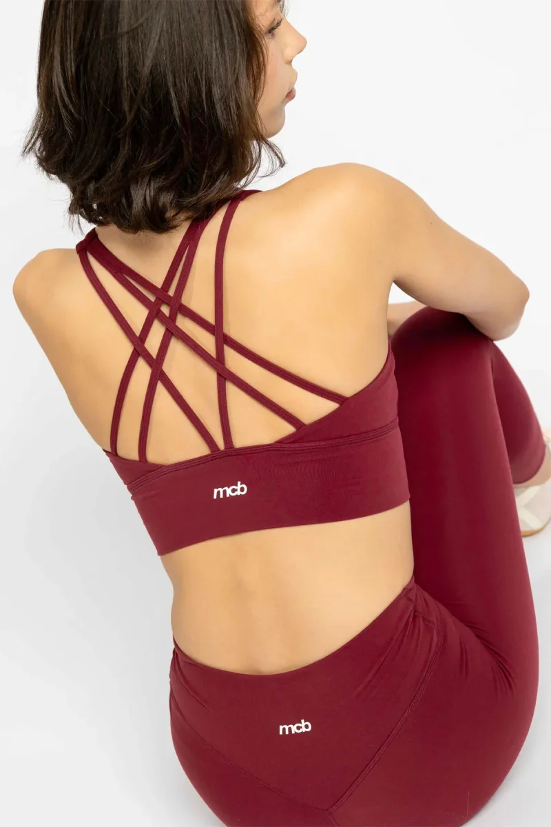 Strap bra Burgundy - Image 5