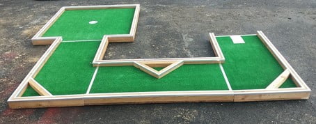 *S-Eco mini golf course – 9 – 12 – 18 hulls – Fairways 3,5 m lengde og 0,6 m bredde - Image 9