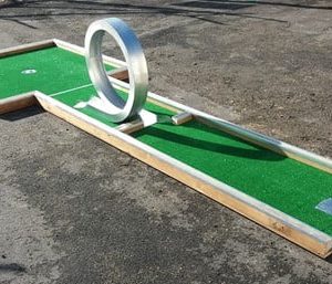 *S-Eco mini golf course – 9 – 12 – 18 hulls – Fairways 3,5 m lengde og 0,6 m bredde