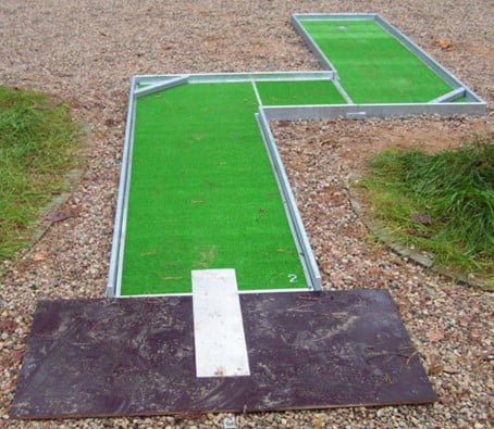 ** Standard Minigolf bane – metallramme 9 -12-18 hulls (5-15m fairways) - Image 6