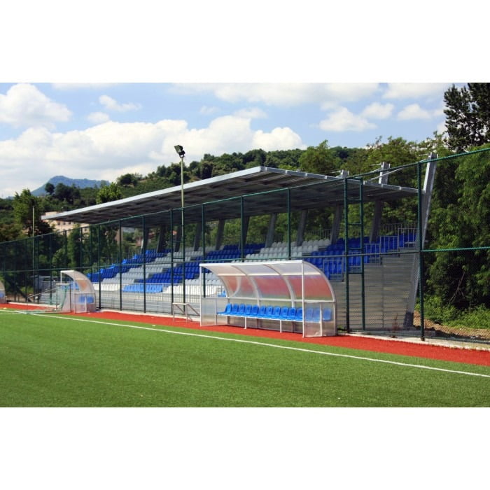 *Fastmontert tribuner 2 – 3 – 4 – 5 – 6 rader – enkle/små anlegg UTEN tak - Image 6